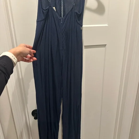 Roxy Navy Blue Jumpsuit - Picture 8 of 9